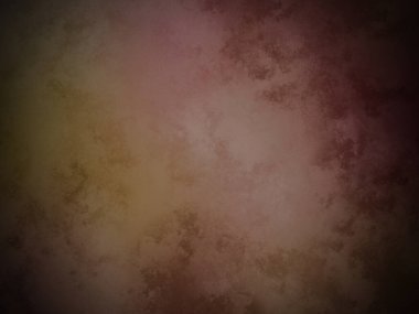 Kırmızı ve sarı arkaplanı olan karanlık ve kirli bir duvar.