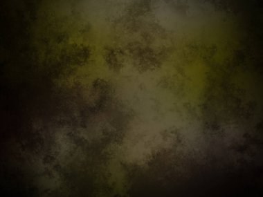 Siyah kenarlı koyu yeşil ve sarı bir arka plan.