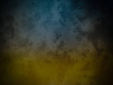 Siyah arkaplanı olan mavi ve sarı bir arkaplan