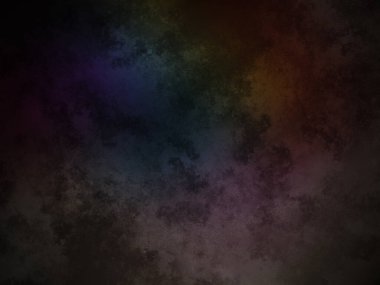 Koyu renkli bir arkaplan ve gökkuşağı