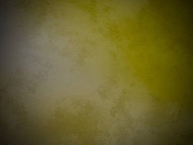 Üzerinde saat olan sarı ve yeşil bir duvar.