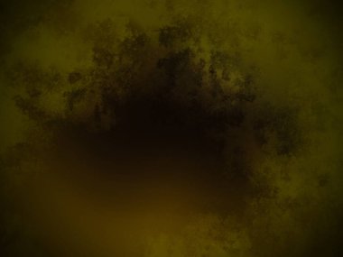 Siyah ve sarı bir arka plan ve karanlık bir merkez.