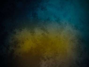 Siyah arkaplanı olan mavi ve sarı bir arkaplan