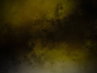 Siyah ve beyaz saati olan siyah ve sarı bir arka plan.