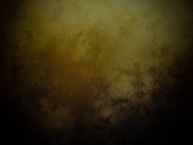 Üzerinde saat olan karanlık ve kirli bir duvar.