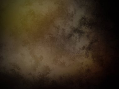 Siyah kenarlı koyu kahverengi ve sarı bir arka plan.