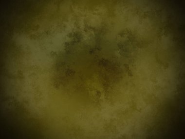 Koyu ve kirli bir arka plan, sarı bir daire.