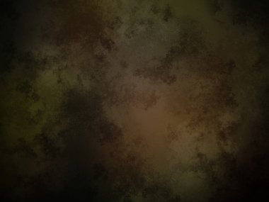 Siyah kenarlı koyu kahverengi ve yeşil bir arka plan.