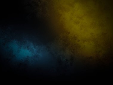 sarı ve mavi ışıklı koyu bir arkaplan.