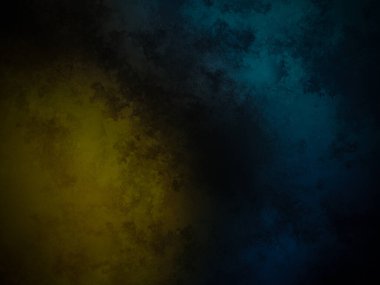 Koyu mavi ve sarı arkaplan ve sarı ışık