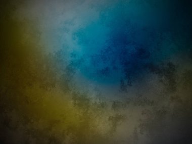 Bulanık çemberli mavi ve sarı bir arkaplan