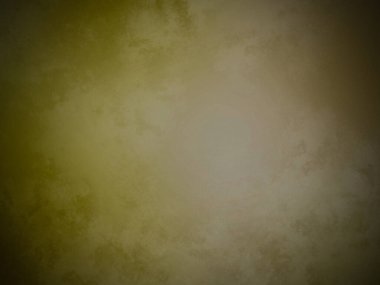 Üzerinde saat olan sarı ve kahverengi bir duvar.