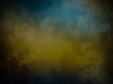 Siyah arkaplanı olan mavi ve sarı bir arkaplan