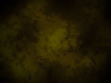 Siyah kenarlı koyu yeşil ve sarı bir arka plan.