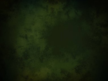 Yeşil ve siyah bir arkaplan ve karanlık bir merkez.