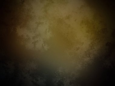 Koyu ve kirli bir arka plan, sarı ve siyah renkli.