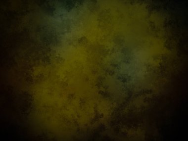 Siyah kenarlı koyu yeşil ve sarı bir arka plan.