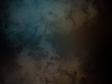 Siyah beyaz saati olan koyu mavi ve kahverengi bir arka plan.