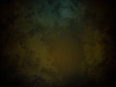 Siyah kenarlı koyu yeşil ve sarı bir arka plan.