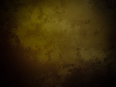 Üzerinde saat olan karanlık ve kirli bir duvar.