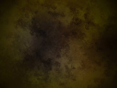 Koyu ve kirli bir arka plan, sarı ve siyah renkli.