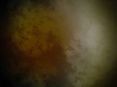 Siyah arka planda sarı ve kahverengi bir daire.