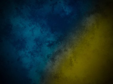 Siyah arkaplanı olan mavi ve sarı bir arkaplan