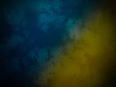 Siyah arkaplanı olan mavi ve sarı bir arkaplan