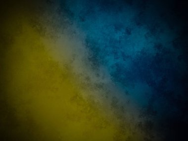 Siyah arkaplanı olan mavi ve sarı bir arkaplan