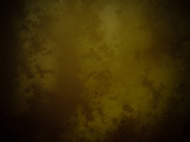 Koyu kahverengi arka plan, sarı ve siyah desenli.