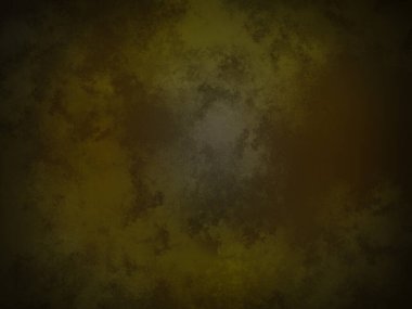 Koyu ve kirli bir arka plan, sarı ve kahverengi.