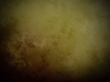 Kahverengi ve yeşil arkaplan ve saat