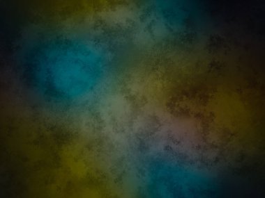 Mavi ve sarı bir kalbin bulanık görüntüsüyle renkli bir arkaplan.