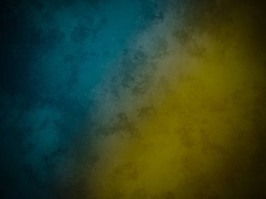 Siyah arkaplanı olan mavi ve sarı bir arkaplan