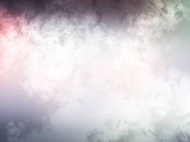 Doku ve soyut resimli suluboya resim