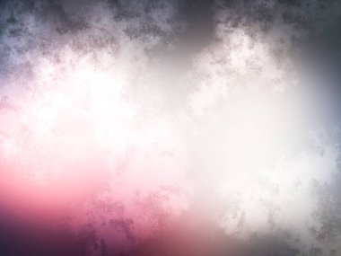 Beyaz bulutların mavi ve pembe renklerinin soyut arkaplanı