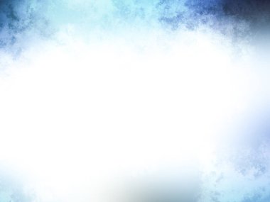 Soyut mavi ve beyaz arkaplan bulanık