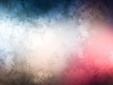 Beyaz arkaplanda soyut renkli suluboya. Dijital resim.