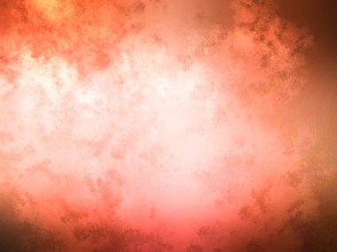 Soyut kırmızı ve beyaz bulutlar arka plan. suluboya