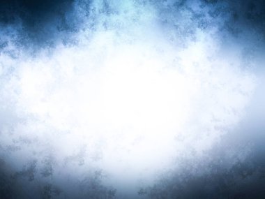 Siyah arkaplanda soyut mavi ve beyaz bulutlar