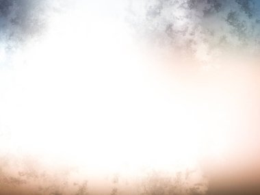 Beyaz bulutlu bulutlu gökyüzünün arka planı. 3 Boyutlu Hazırlama