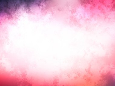 Bulutlu pembe ve mor gökyüzü.