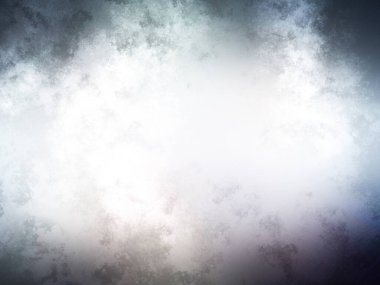 Koyu gri arka plan, beyaz ve gri duman ve sis