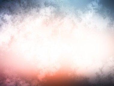 Arka planda bulutlar olan mavi gökyüzü