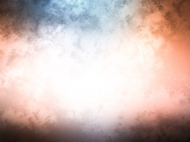 Mavi ve beyaz suluboya resminin soyut arkaplanı