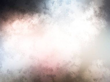 Beyaz arkaplanda soyut renkli suluboya. Dijital resim.