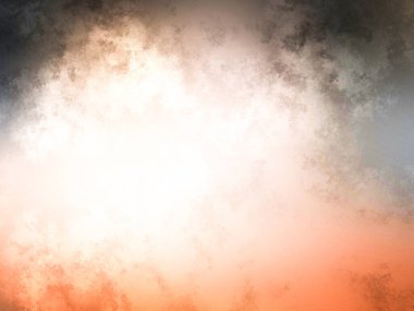 Beyaz arkaplanda soyut renkli suluboya. Dijital resim.