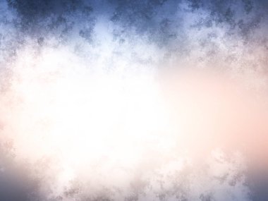 Mavi gökyüzü ve beyaz bulutlar. Soyut gökyüzü. 3d resimleme