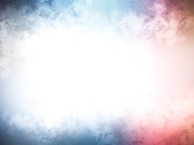 Beyaz arkaplanda soyut renkli suluboya. Dijital resim.