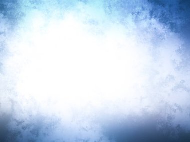 Yumuşak mavi bokeh ile beyaz rengin soyut arkaplanı